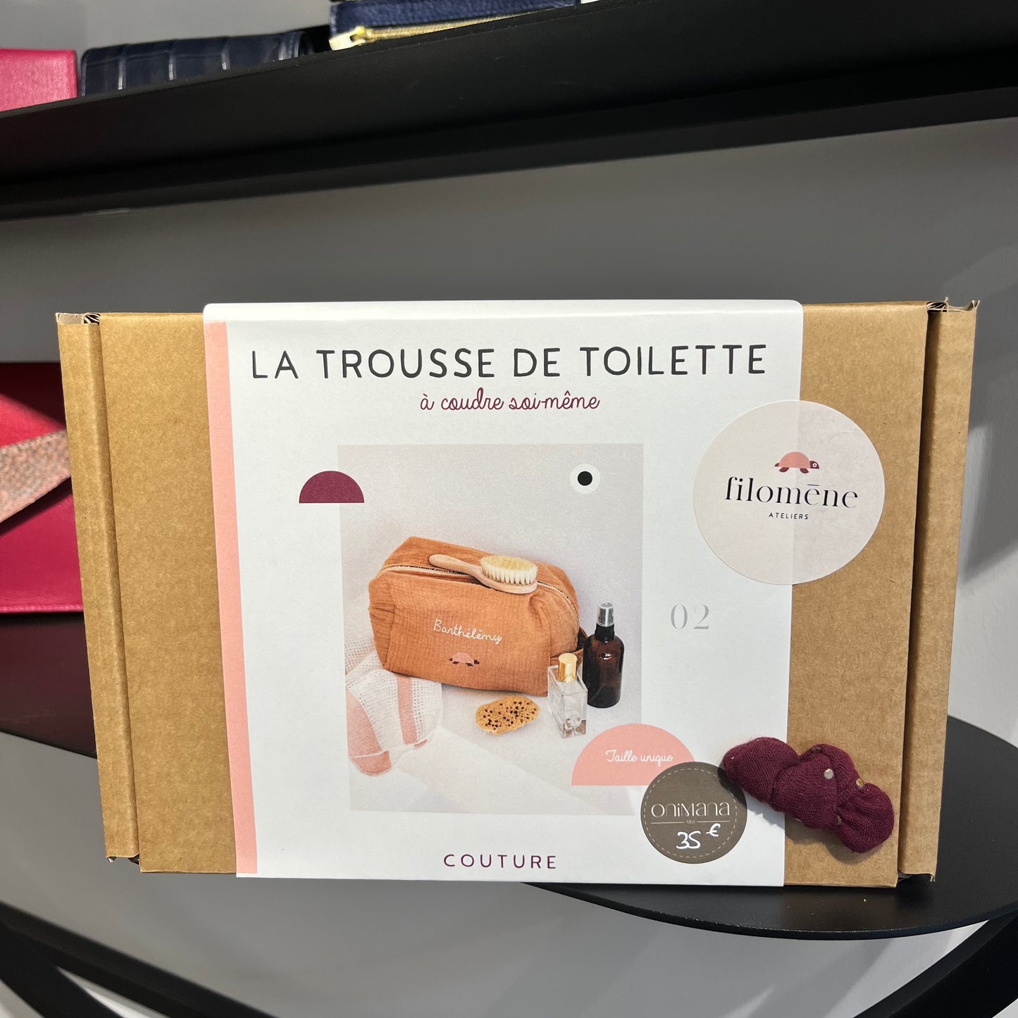 Trousse de toilette à coudre soi-même