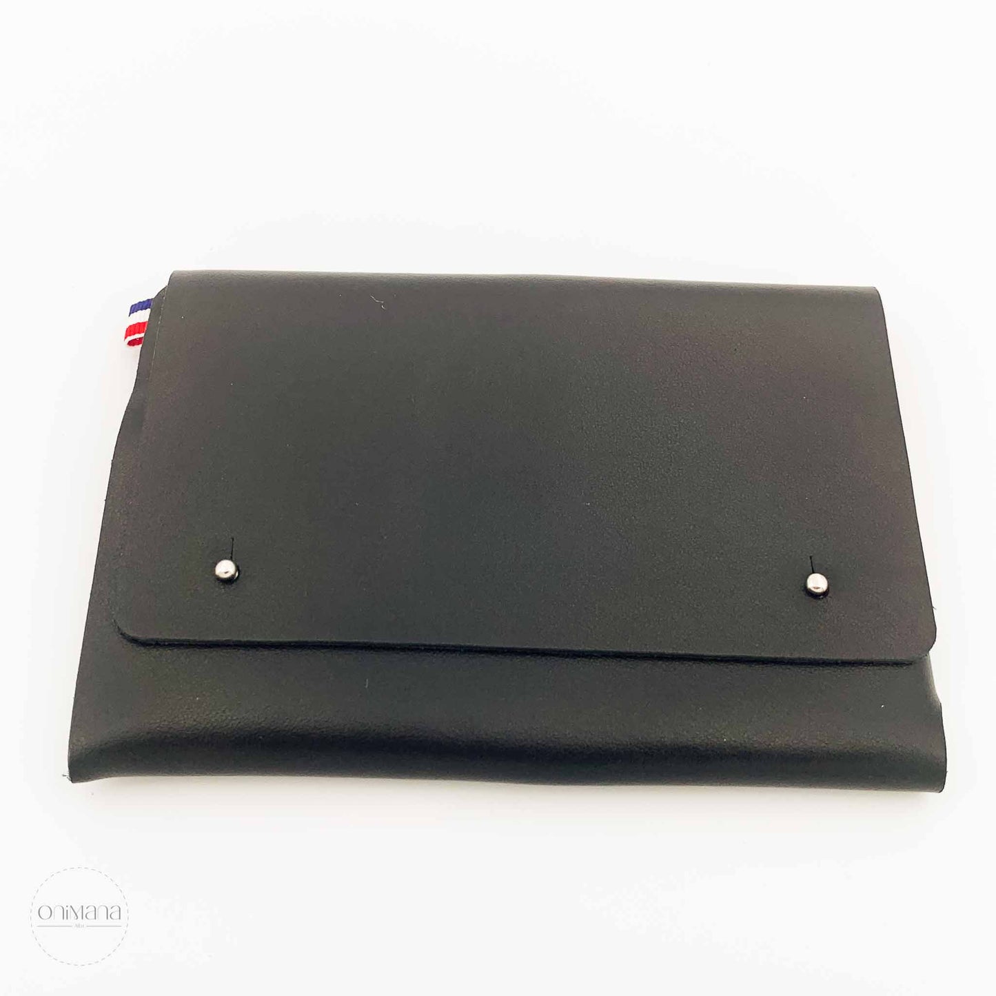 leonny cha portefeuille clement maxi noir face