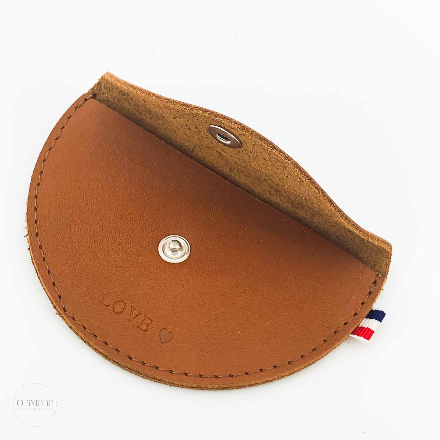 leonny cha porte monnaie fantine camel ouvert