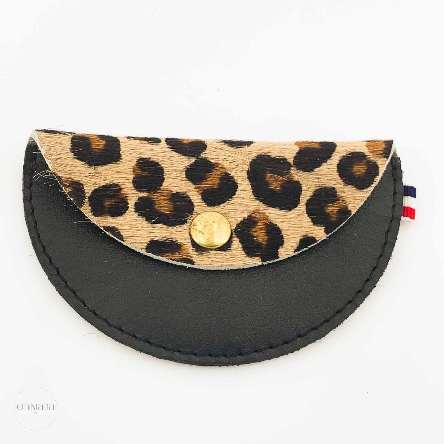 leonny cha porte monnaie fantine leopard face