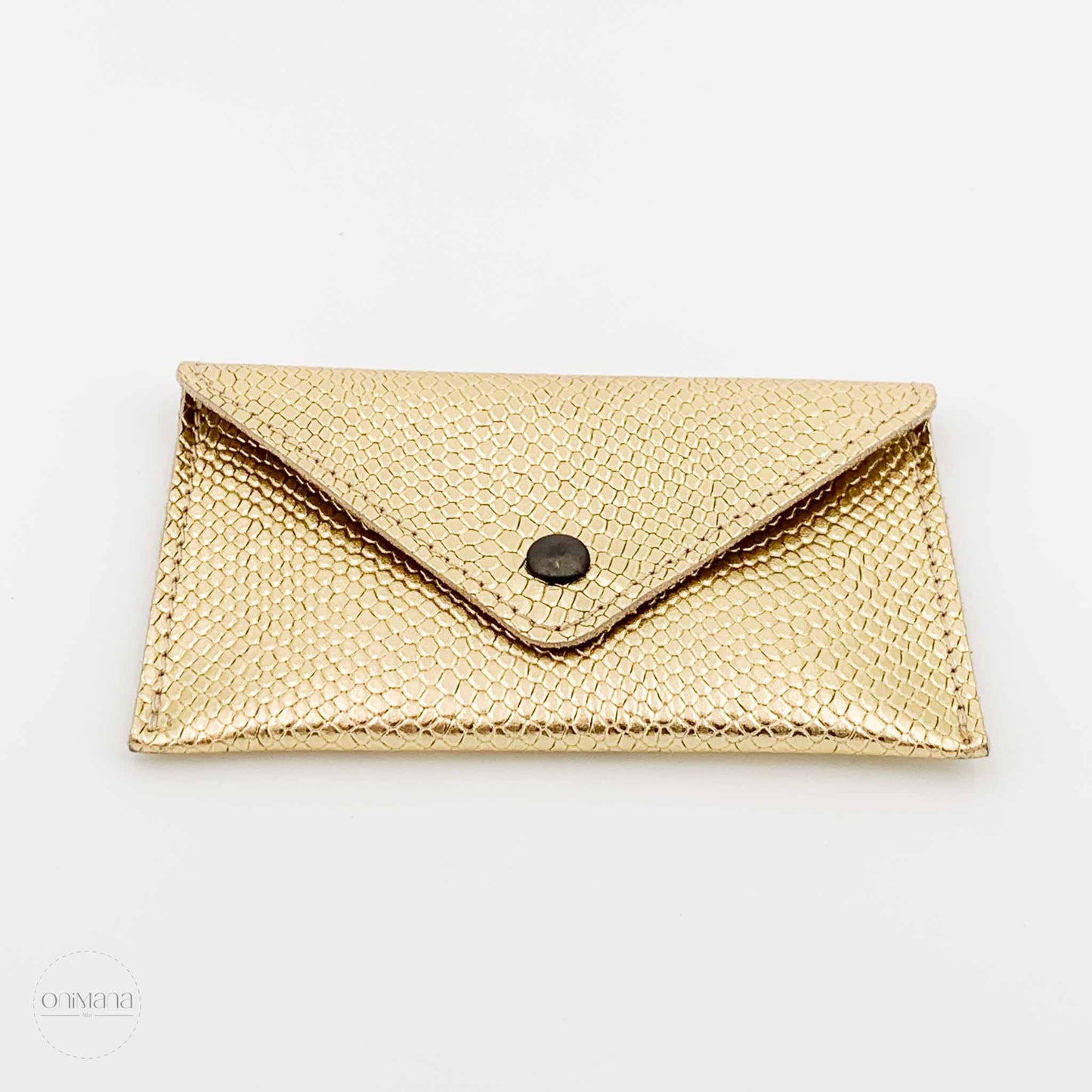 balc pochette la voyageuse python dore face
