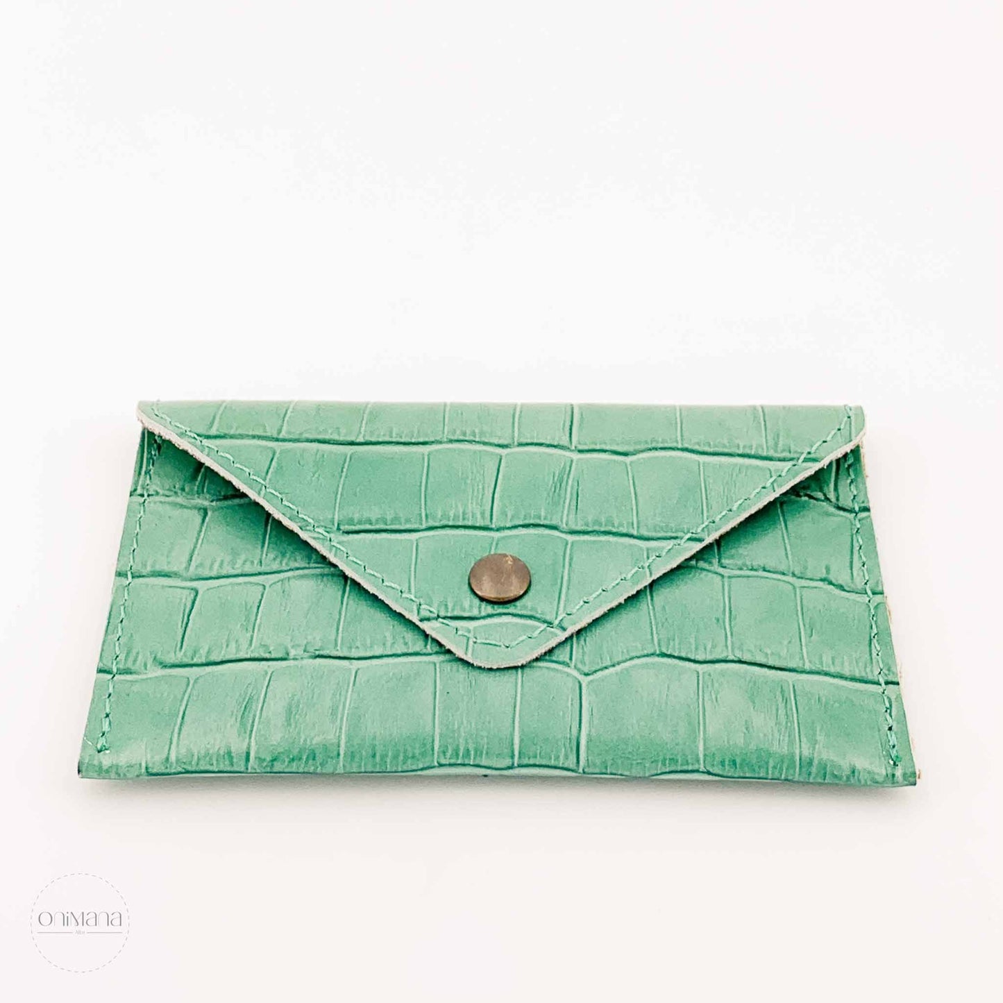 balc pochette la voyageuse croco mint face