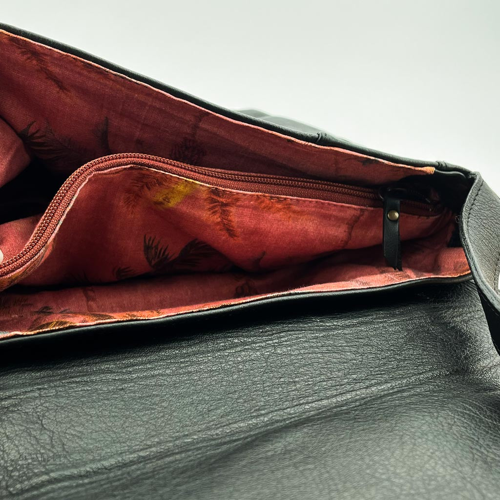 Sac cartable soma JM noir intérieur