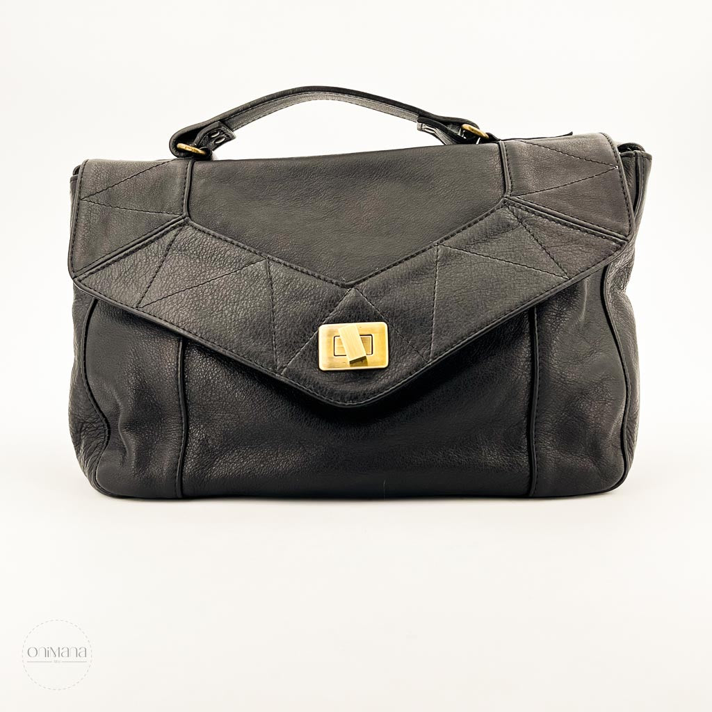 Sac cartable soma JM noir face