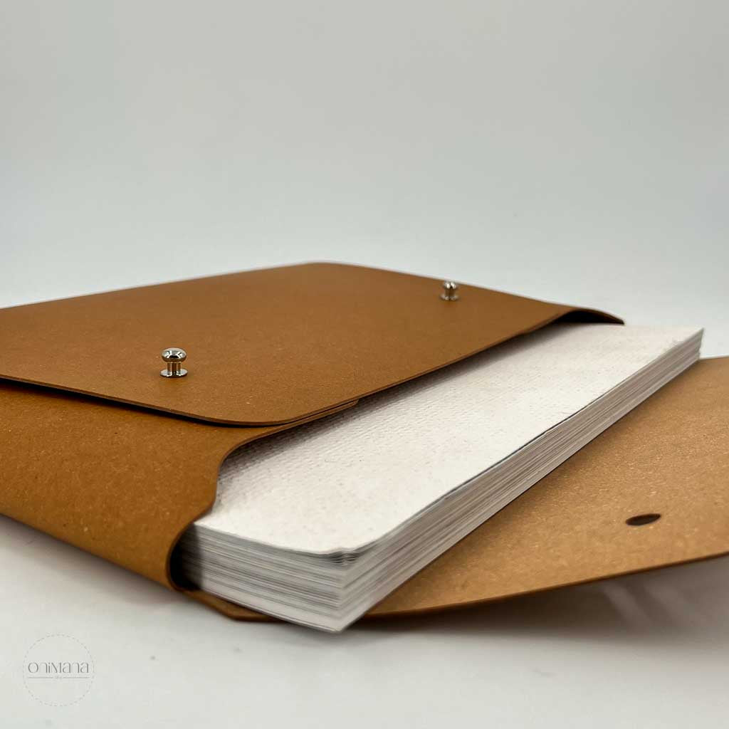Pochette ordinateur cuir recyclé