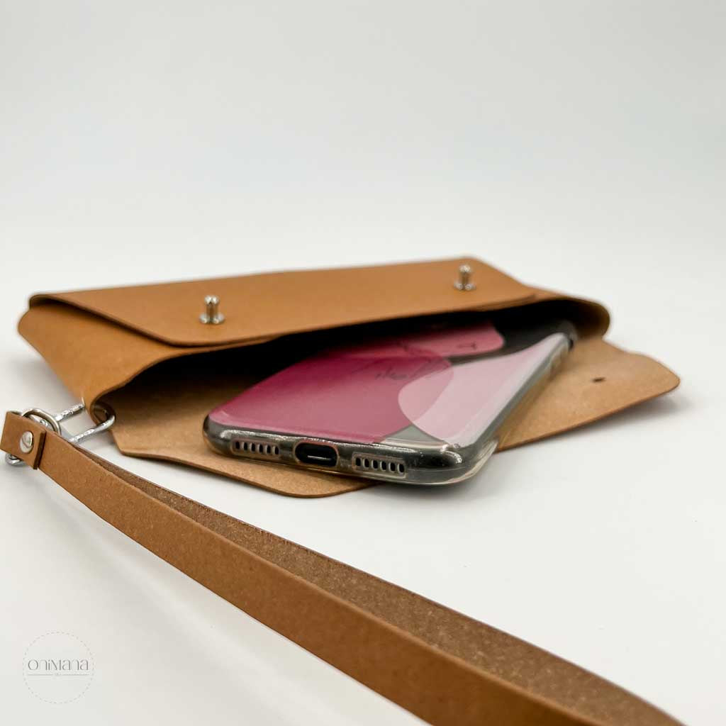 Sac compact petit cuir recyclé