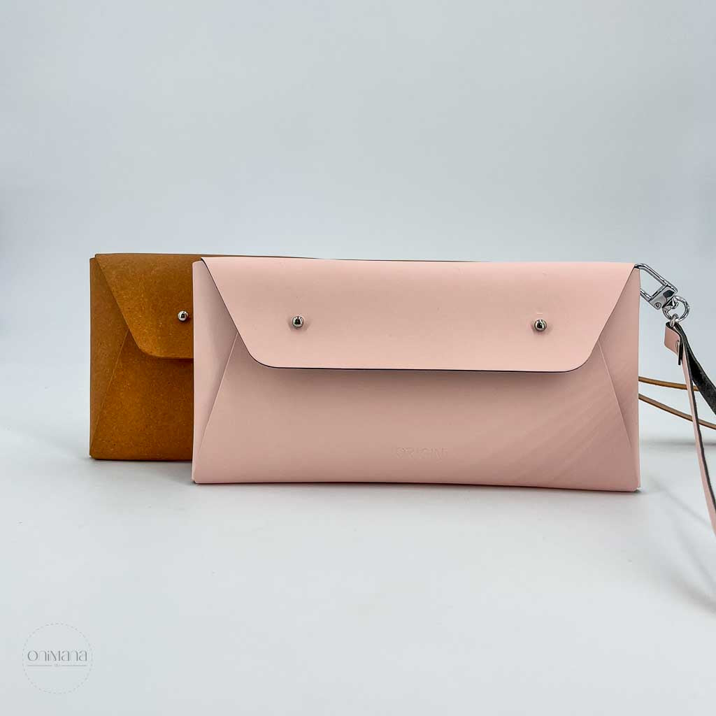 Sac compact petit cuir recyclé