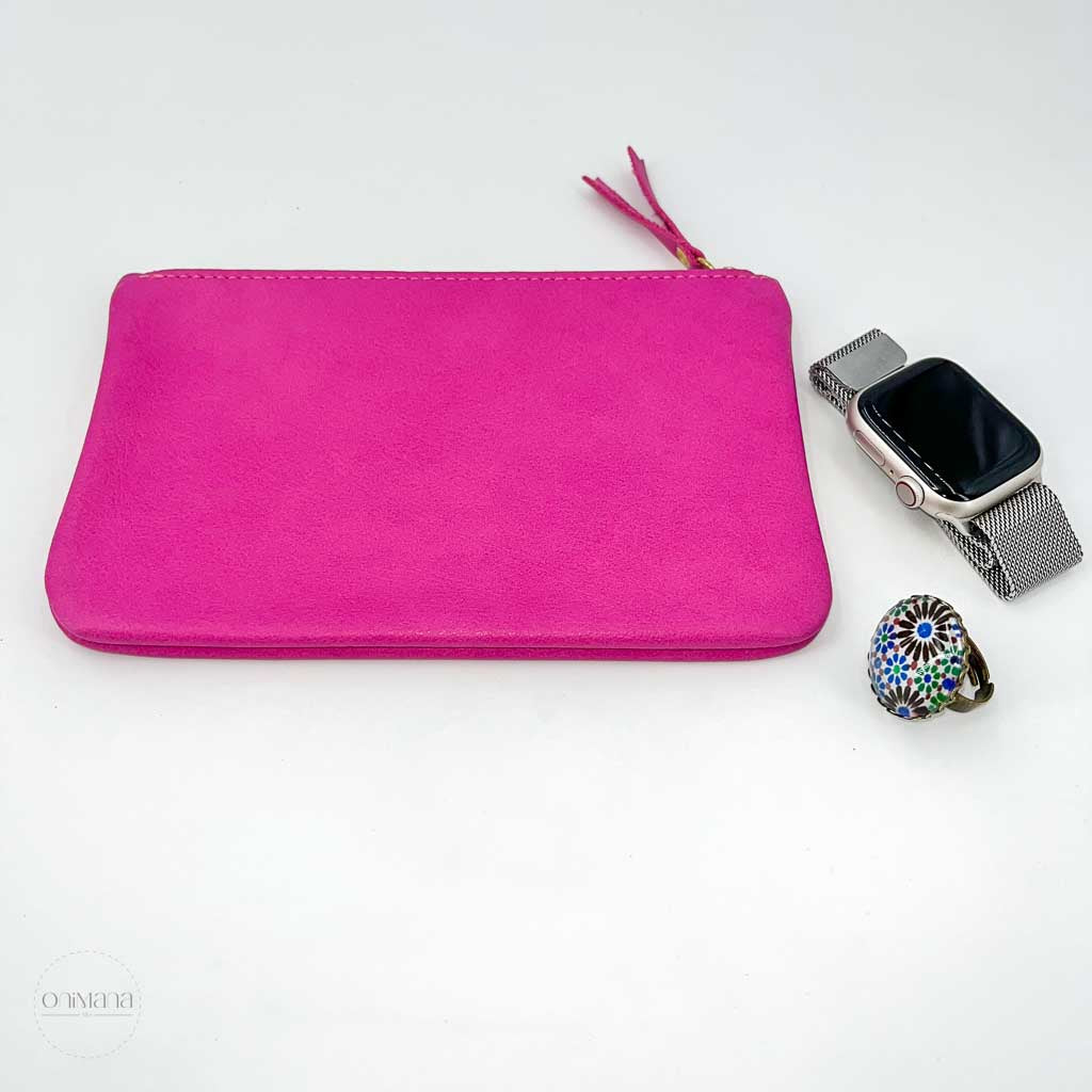 atelier st loup pochette make up pink face objets