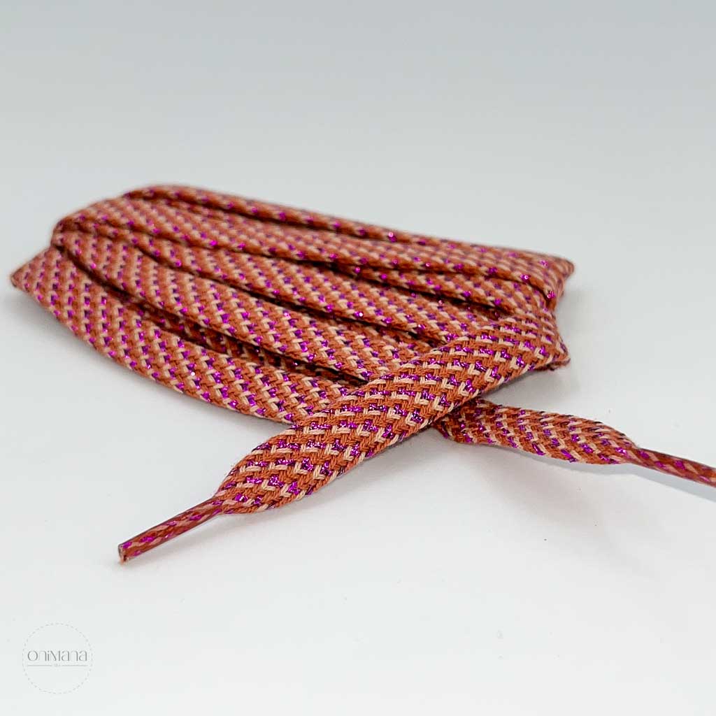 BALC Lacets couleur lilas praline face