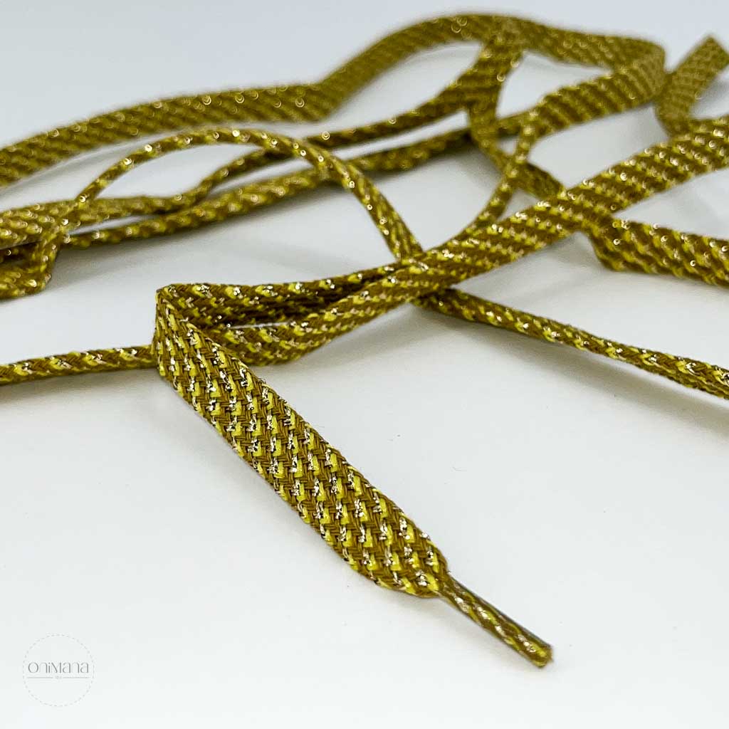BALC Lacets couleur verveine dépliés