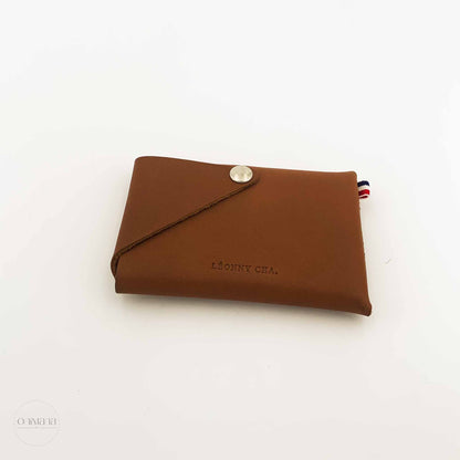 Portefeuille mini clement LC camel face