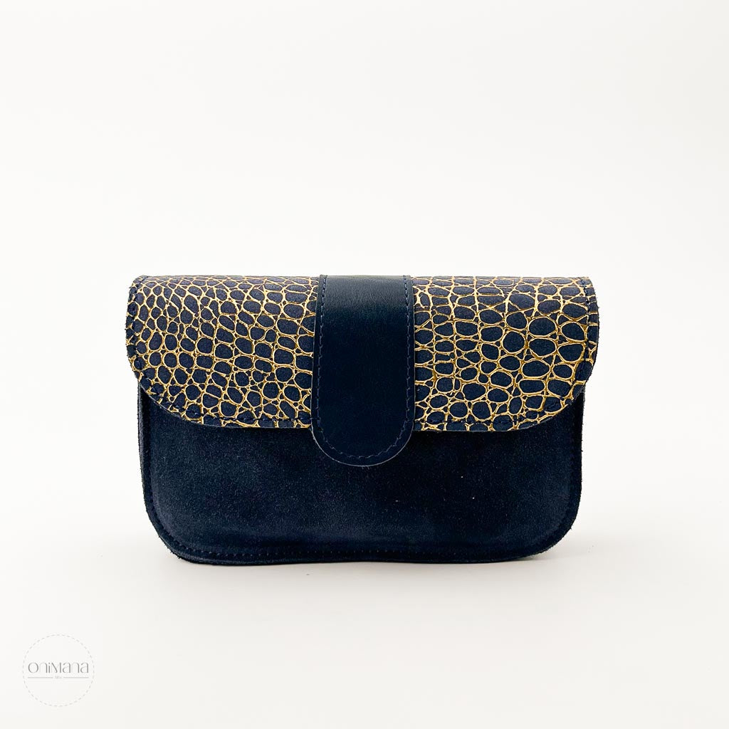 balc compagnon pipa croco bleu nuit face